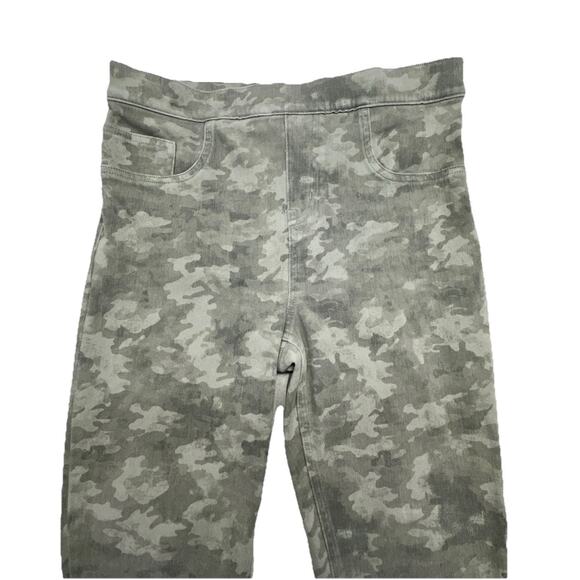 Spanx Leggings Skinny Womens Large Jeanish Ankle Camo Mid Rise Pull On - Picture 2 of 10